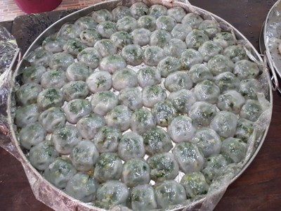 กุยช่ายนึ่งออกมาใหม่ๆ