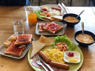 ที่พักพร้อมอาหารเช้า