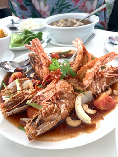 กุ้งซอสมะขาม