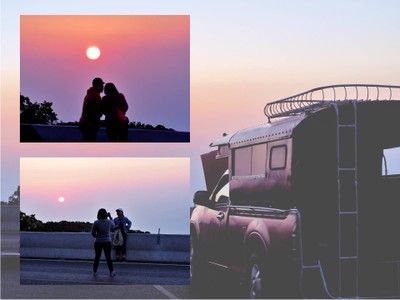 พระอาทิตย์ขึ้นที่จุดชมวิว กม.42