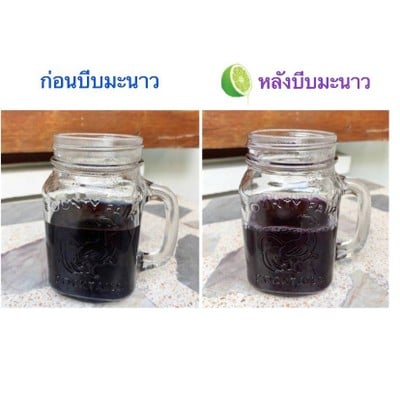 วิธีทำ น้ำอัญชันมะนาว 