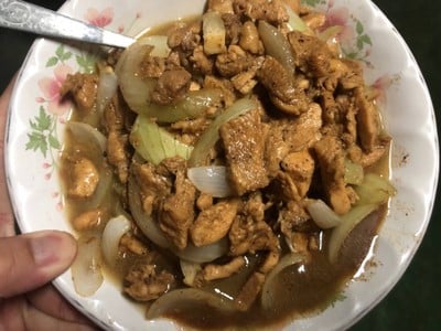 หง่าส่าวหมัง(ไก่ผัดซีอิ๋ว) แบบเวียดนาม