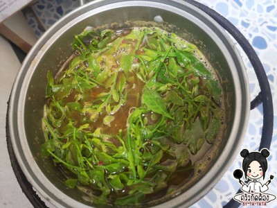 วิธีทำ แกงผักหวาน​ใส่​ไข่​มดแดง​🍴