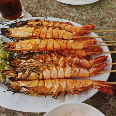 กุ้งเผา