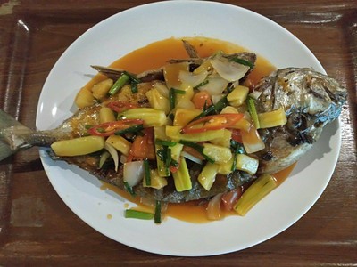 เมนูของร้าน ร้านกินปลาขนอม ร้านกินปลาขนอม