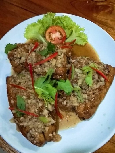 เมนูของร้าน ร้านกินปลาขนอม ร้านกินปลาขนอม