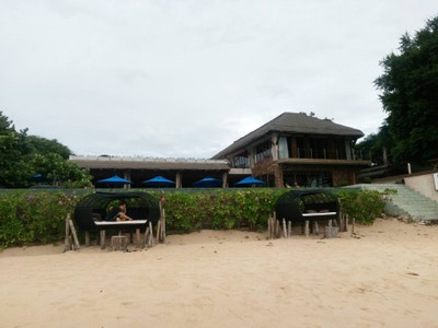 ชายหาดหลังที่พักอย่าง U Pattaya