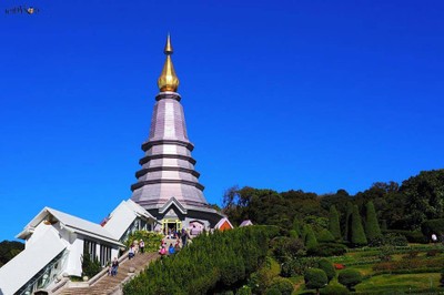 พระมหาธาตุนภเมทนีดล-นภพลภูมิสิริ พระมหาธาตุคู่พระบารมี วิวดี อากาศดี 
