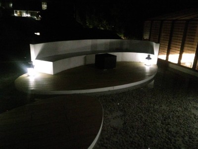 บรรยากาศร้าน La Vela แต่ฝนตก