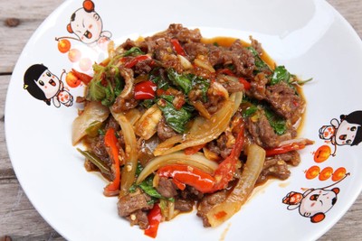 กะเพราเนื้อ