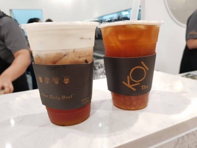 เมนูของร้าน KOI Thé Emquatier ชั้น G