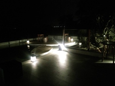 บรรยากาศร้าน La Vela แต่ฝนตก