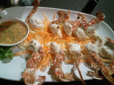 กรรเชียงปูสดๆ ของโปรดเรา