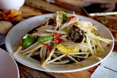 เมนูของร้าน น้ำย้อยเมืองแป้ กาดน้ำทอง