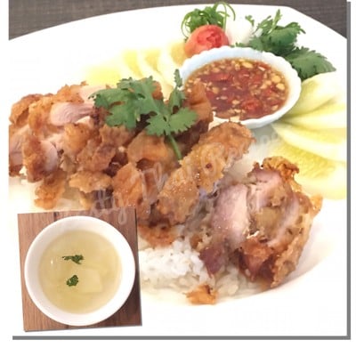 วิธีทำ ข้าวมันไก่ทอด