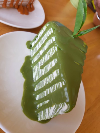 เครปเค้กชาเขียว