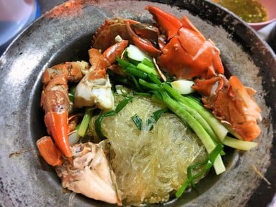 เมนูของร้าน สมศักดิ์ปูอบ เจริญรัถ