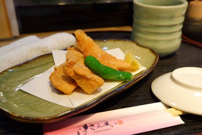 ปลาทูน่าทอด tempura