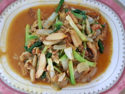 เนื้อปูผัดผงกะหรี่