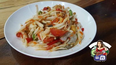 ตำไทยกุ้งสด