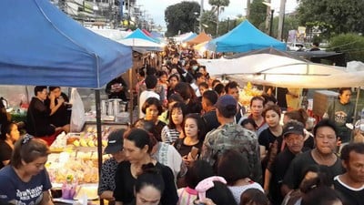 บรรยากาศ ตลาดไนท์ปากช่อง