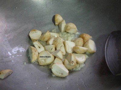 วิธีทำ เห็ดฟางผัดผักกาดขาว