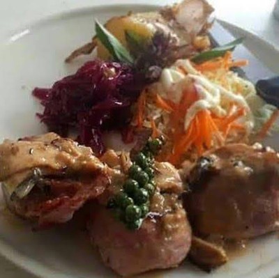 Pork Tenderloin Steak Wrapped Bacon Truffle Oil Sauce