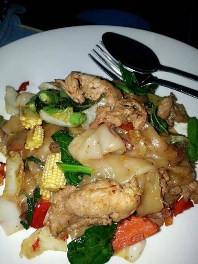 Spicy Stir Fried Noodle With Pork Or Chicken
