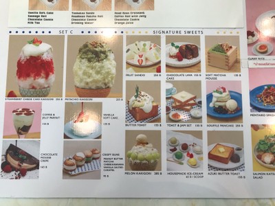 ป้ายราคาหรือสมุดเมนู