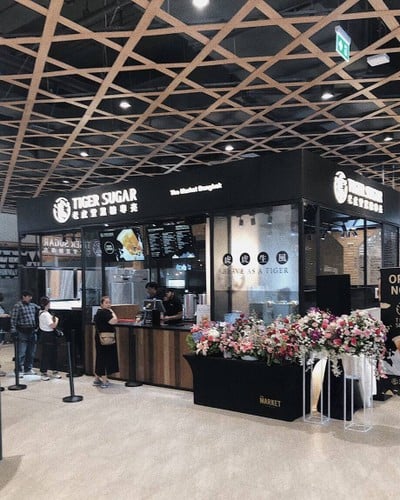 หน้าร้าน Tiger Sugar The Market Bangkok ชั่นM