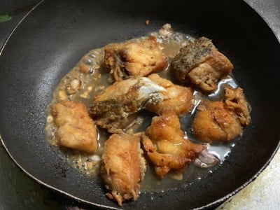 วิธีทำ ปลากระพงเต้าเจี้ยว