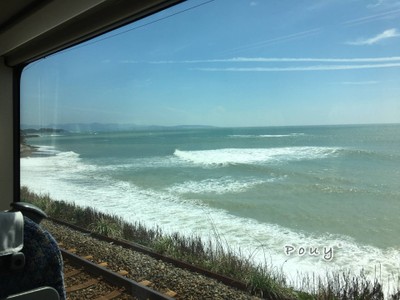 วิวสวยๆตลอดเส้นทาง เมื่อเข้าสู่ Shirahama