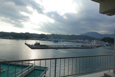 วิว ถ่ายจากระเบียงห้อง ชมพระอาทิตย์ตก