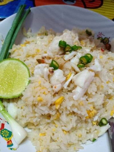 ข้าวผัดปูแบบง่ายๆ