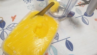 วิธีทำ เชอร์เบทมะม่วงเบา