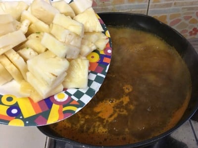 วิธีทำ แกงเหลืองปลาเก๋าสับปะรด