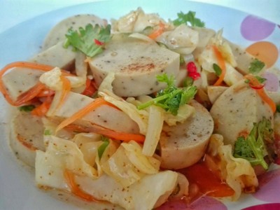 วิธีทำ ยำหมูยอ v.ขี้เกียจมาก