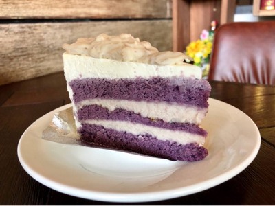 เค้กเผือกมะพร้าวอ่อน