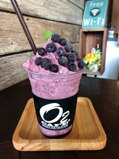 เมนูของร้าน O2 Cafe' nst.