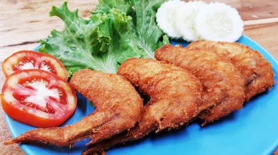 ปีก ไก่ทอด