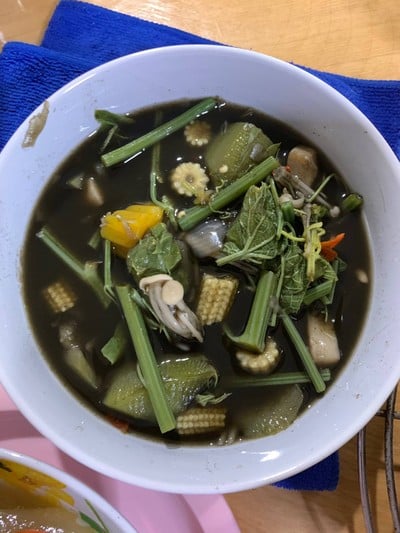 แกงเห็ดน้ำใบย่านาง