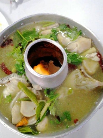 ต้มยำปลาเก๋าน้ำใส