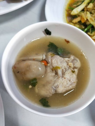 ต้มยำปลาเก๋าน้ำใส