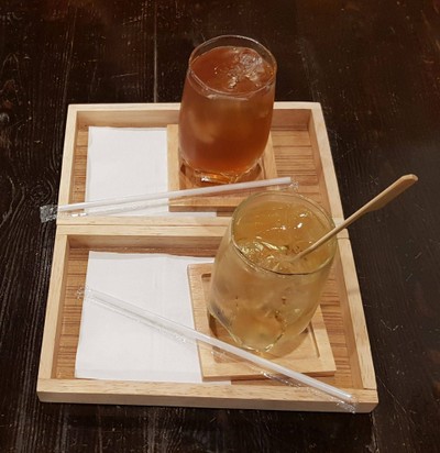Sparkling Ume & Mo Mo Iced