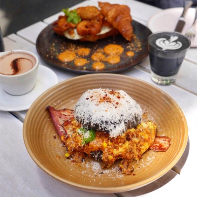 Double Cheese Chili Scrambled Egg ($21.50AUD ~490฿)