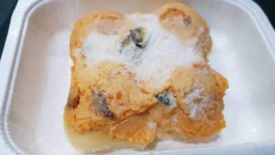 ปังนม(ผง)เปื้อนไข่เค็ม