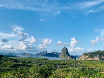 บรรยากาศ จุดชมวิวอ่าวโต๊ะหลี