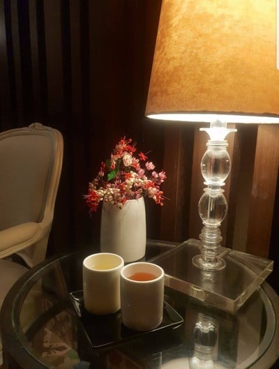 น้ำสมุนไพรหอมๆ รสอร่อยหลังนวดเสร็จ