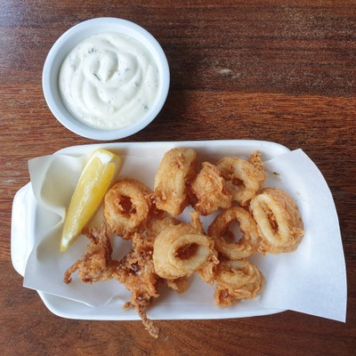 ปลาหมึกทอดสไตล์อิตาเลี่ยน