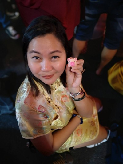 ล้วงสลากได้หมูน้อยมา